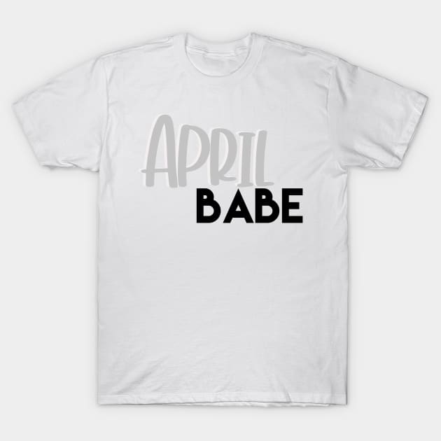 April babe T-Shirt by gdm123